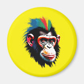 Punk Chimp Magnet (Vorne)
