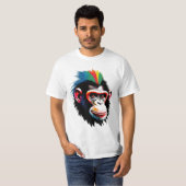 Punk Chimp T-Shirt (Vorne ganz)