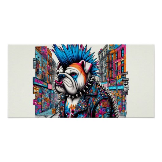 PUNK CITY BULLDOG 3 POSTER (Vorderseite)