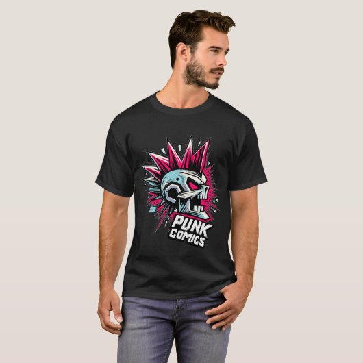 Punk Comics T-Shirt (Vorne ganz)