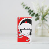 Punk-Cupcake Visitenkarte (Stehend Vorderseite)