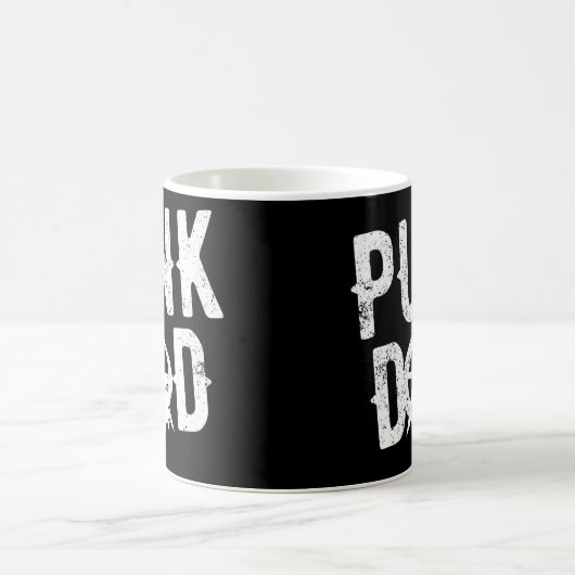 Punk Dad Punk Rock Is Not Dead Anarchy Misfit Kaffeetasse (Mittel)