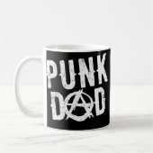Punk Dad Punk Rock Is Not Dead Anarchy Misfit Kaffeetasse (Links)
