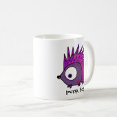 Punk der Igel Kaffeetasse (VorderseiteRechts)