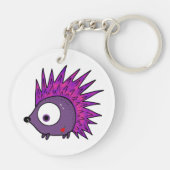 Punk der Igel Schlüsselanhänger (Rückseite)