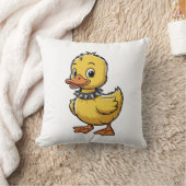 Punk Duckling – Funny Rebel Animal Art Kissen (Decke)