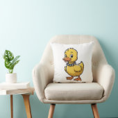 Punk Duckling – Funny Rebel Animal Art Kissen (Stuhl )