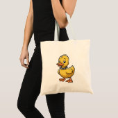 Punk Duckling – Funny Rebel Animal Art Tragetasche (Vorderseite (Produkt))