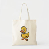 Punk Duckling – Funny Rebel Animal Art Tragetasche (Vorne)