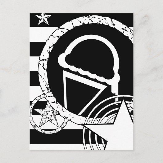 Punk-Eis-Dripz Postkarte (Vorderseite)