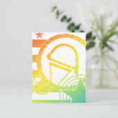 Punk-Eis-Dripz Postkarte (Stehend Vorderseite)