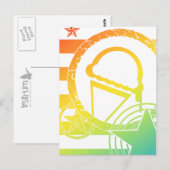 Punk-Eis-Dripz Postkarte (Vorne/Hinten)