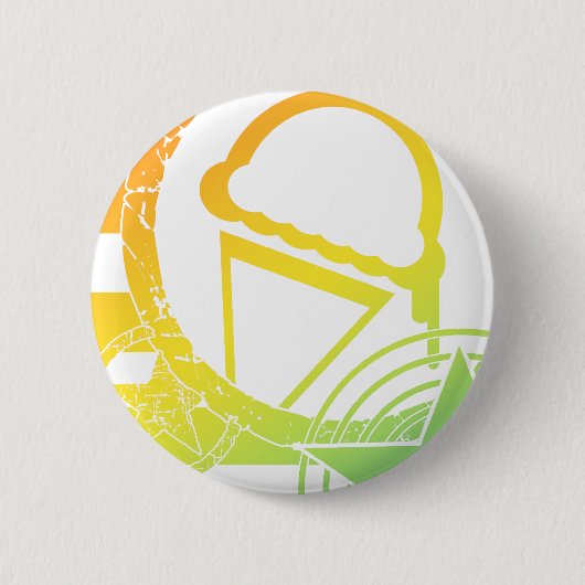 Punk-Eis-Tropfen Button (Vorderseite)