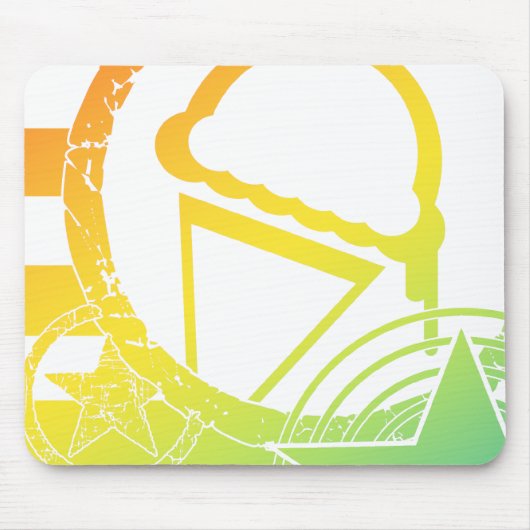 Punk-Eistropfen Mousepad (Vorne)