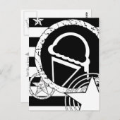 Punk-Eistropfen Postkarte (Vorne/Hinten)
