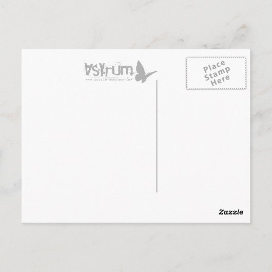 Punk-Eistropfen Postkarte (Rückseite)