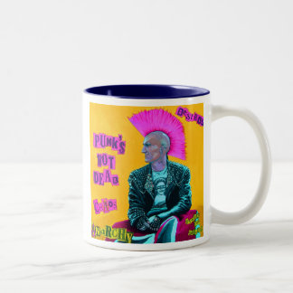 Punk England 1977 Zweifarbige Tasse