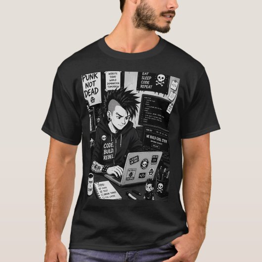Punk-Entwickler T-Shirt (Vorderseite)