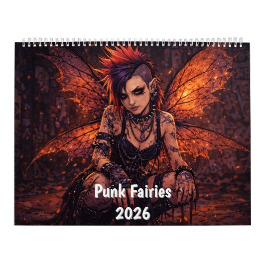 Punk Fairies Wall Calendar Kalender (Titelbild)