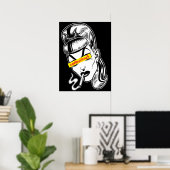 Punk Femme Fatale Poster (Heimbüro)