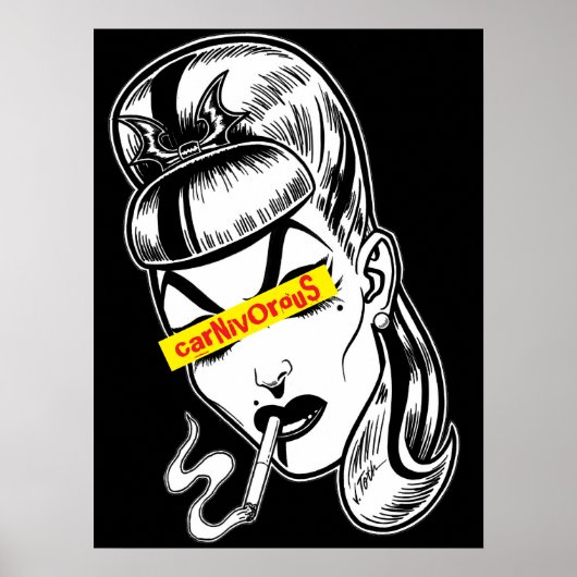 Punk Femme Fatale Poster (Vorne)
