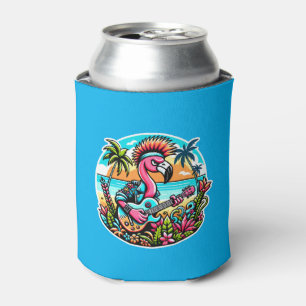Punk Flamingo Rockstar - Tropical Paradise Guitar Dosenkühler