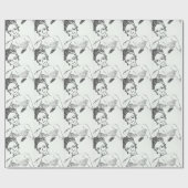 Punk Girl...Ich bin nur ein Mädchen amerikanischer Geschenkpapier (Flach)