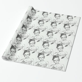Punk Girl...Ich bin nur ein Mädchen amerikanischer Geschenkpapier