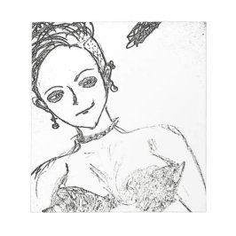 Punk Girl...Ich bin nur ein Mädchen amerikanischer Notizblock