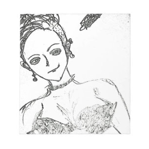 Punk Girl...Ich bin nur ein Mädchen amerikanischer Notizblock