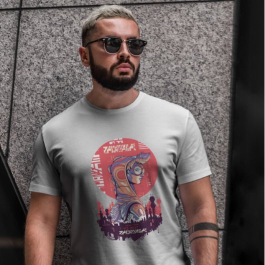 Punk Girl Sci Fi Cyber Urban T-Shirt