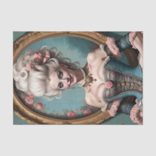 Punk Glam Marie Antoinette Decoupage Paper Seidenpapier