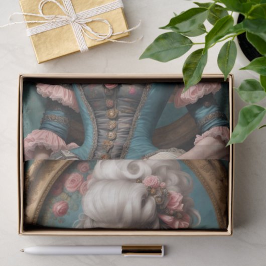 Punk Glam Marie Antoinette Decoupage Paper Seidenpapier (Geschenk)