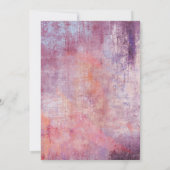 Punk Graffiti Rock und Roll Wedding Einladung (Rückseite)