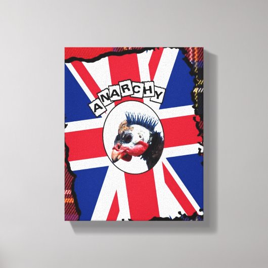 Punk guineafowa leinwanddruck (Vorderseite)