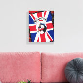 Punk guineafowa leinwanddruck (Insitu (Wohnzimmer))