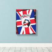 Punk guineafowa leinwanddruck (Insitu (Holzboden))