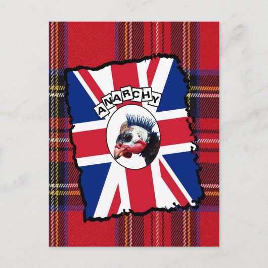 Punk guineafowa postkarte (Vorderseite)