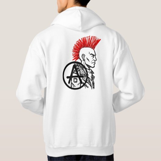 Punk-Haltung Hoodie (Rückseite)