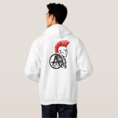 Punk-Haltung Hoodie (Schwarz voll)