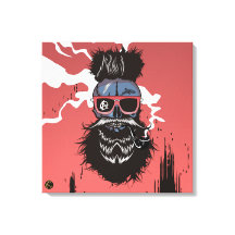Punk Hipster G-Skulls Schädel Barbu Req