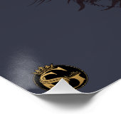 Punk-Hipster G-Skulls Schädel Coole Love Poster (Ecke)