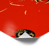 Punk Hipster G-Skulls Schädel need more Poster (Ecke)