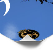 Punk Hipster G-Skulls Schädel Poster (Ecke)