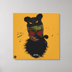 Punk Hipster G-skulls Schädel the Cat Leinwanddruck
