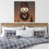Punk Hipster G-Skulls Schlangenkopf Leinwanddruck (Insitu (Schlafzimmer))