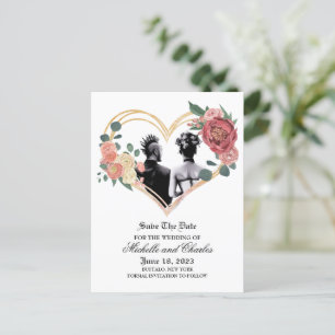 Punk-Hochzeit Postkarte