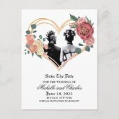 Punk-Hochzeit Postkarte (Vorderseite)