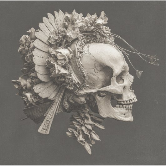 Punk in Practice — Gothic Fine Art Aufkleber (Vorderseite)