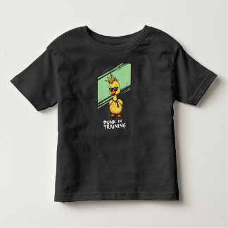 Punk in Training – Cute Punk Duck CartoonT-Shirt Kleinkind T-shirt